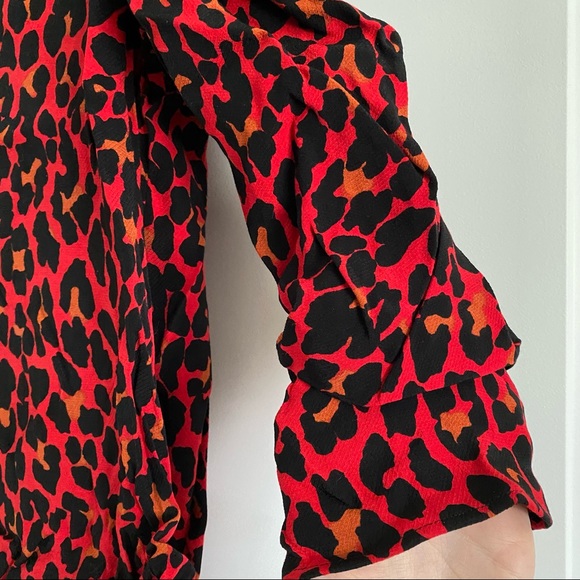 Puff sleeve leopard shirt - Picture 7 of 8